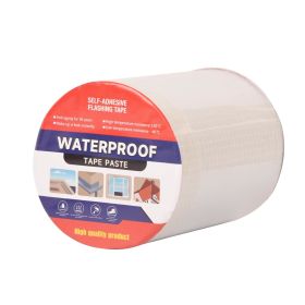 Waterproof Tape for Leaks Aluminum Butyl Tape with Adhesive for RV Repair, Glass Repairs, Air Mattress Patch, Window Caulking, Boat Sealing, Roof Patc (size: 6in x 16.4ft)