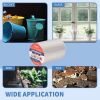 Waterproof Tape for Leaks Aluminum Butyl Tape with Adhesive for RV Repair, Glass Repairs, Air Mattress Patch, Window Caulking, Boat Sealing, Roof Patc