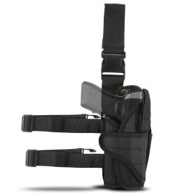 Tactical Drop Leg Thigh Gun Holster (Color: BlackSize)