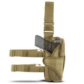 Tactical Drop Leg Thigh Gun Holster (Color: KhakiSize)